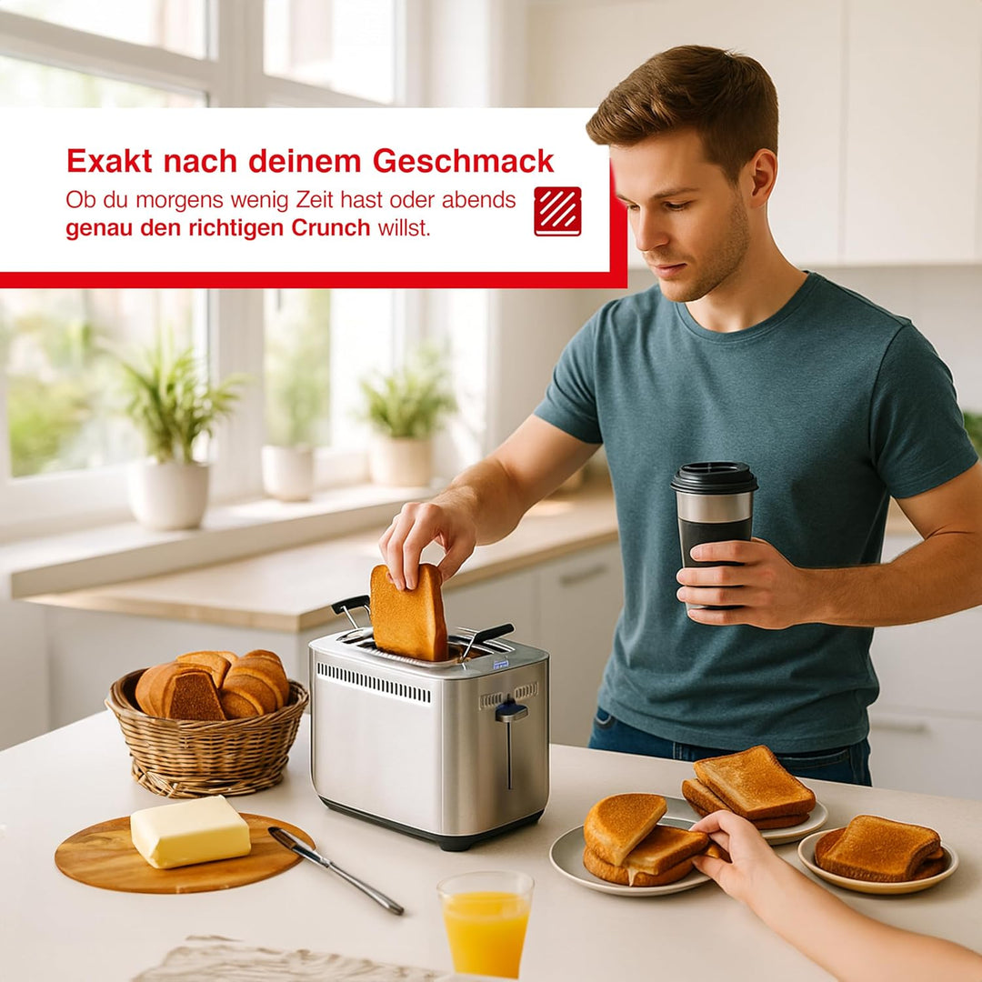 Solis Sandwich Toaster 8003 Sandwichmaker - Toster Griller - Sandwich Grill - Turbofunktion - Funkti