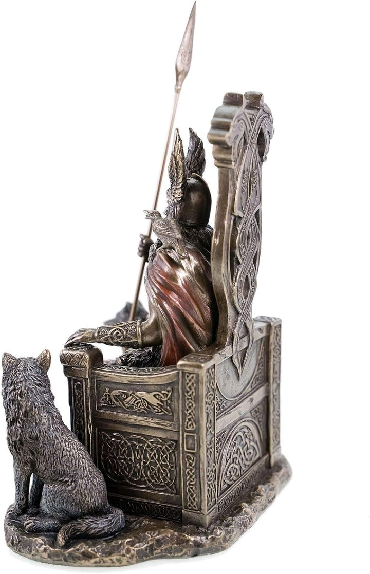 Veronese von Joh. Vogler GmbH Veronese 708-7392 Odin, deutscher Vater Gottes auf Thron mit Wölfen, G