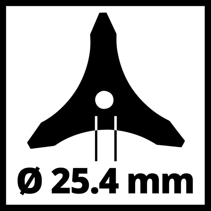 Original Einhell Dickichtmesser 255 (passend für alle Einhell Sensen, Ø 255 mm Durchmesser)