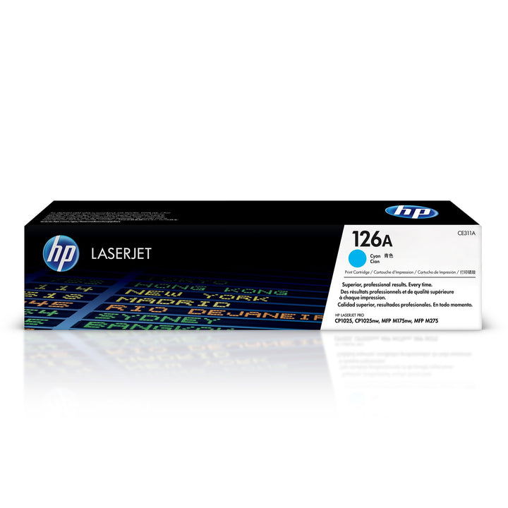 HP 126A (CE311A) Blau Original Toner für HP Color Laserjet Pro CP1025, M175, TopShot Laserjet Pro M2