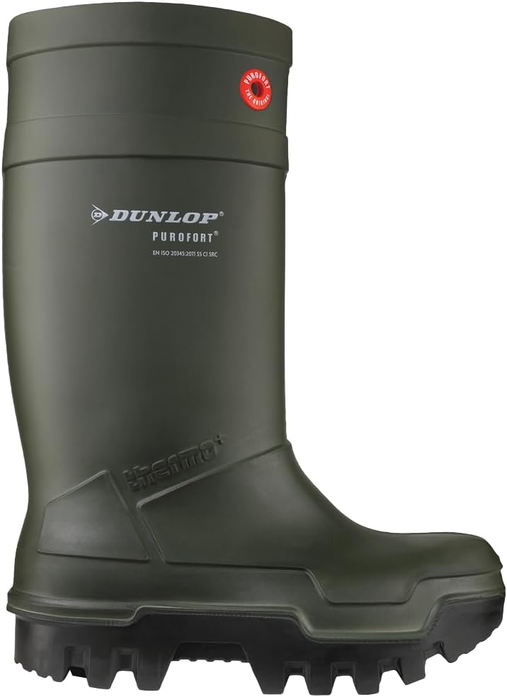 Dunlop Sicherheitsstiefel Purofort Thermo+ weiss S5 38 EU Grün, 38 EU Grün
