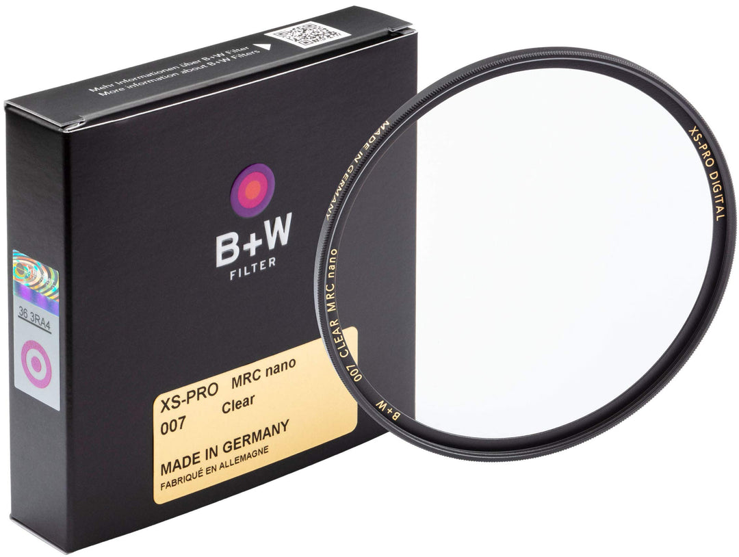 B+W Schutz-Filter, Clear Filter (37mm, MRC Nano, XS-Pro, 16x vergütet, slim, Premium) 37 mm XS-PRO (