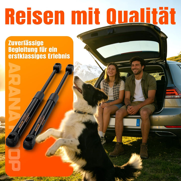 Heckklappendämpfer kompatibel mit VW Golf 5 (1K1, 2003–2008) | 2x Kofferraum Dämpfer Heckklappe Gasd