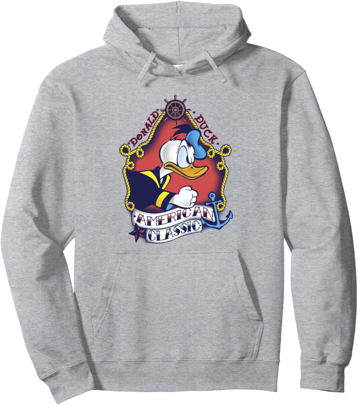 Disney Mickey And Friends Donald Duck American Classic Pullover Hoodie