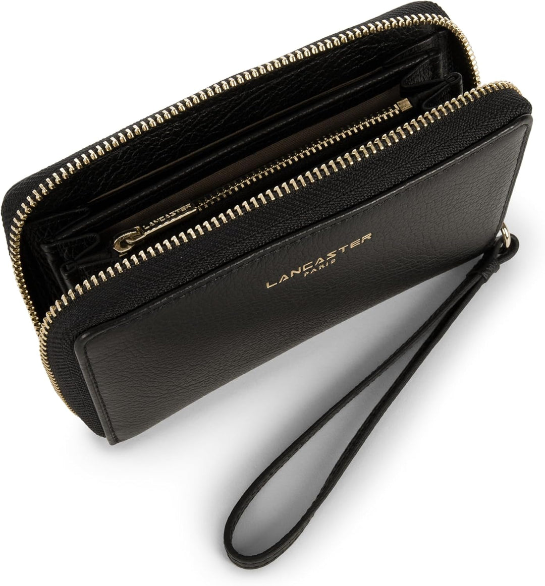 Lancaster Dune, Unisex-Erwachsene Reisezubehör- Brieftasche, Noir, Einheitsgrösse Noir, Einheitsgr&#