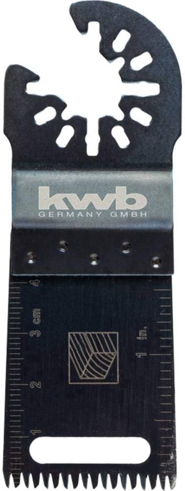 kwb AKKU-TOP Multitool Sägeblätter - Koffer-Set, 7-teilig, inkl. Tauchsägeblatt, Linienschneider und