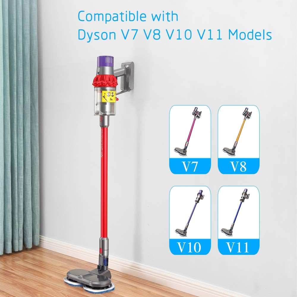 MoPei Elektrischer Wischaufsatz für Dyson Staubsauger V7 V8 V10 V11 V15, Ohne