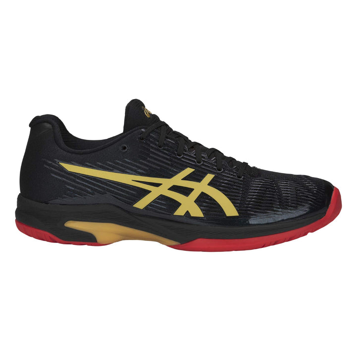 ASICS Herren Solution Speed FF LE Allcourtschuh Schwarz, Gold Tennisschuhe, Noir/or, 39,5 EU