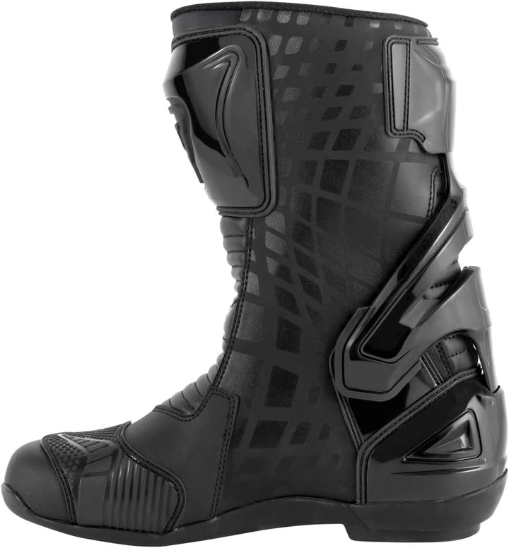 Bogotto Donington Motorradstiefel, schwarz, 41 | Motorradschuhe Schwarz 41 EU, Schwarz 41 EU