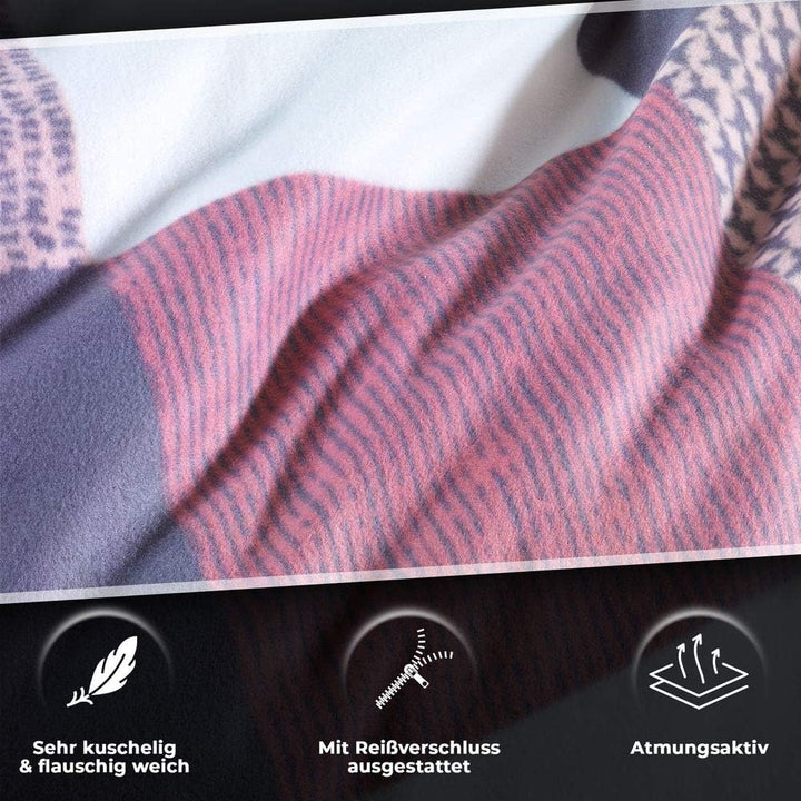 DreamHome Warme Winter Mikrofaser Termo Fleece Bettwäsche 135x200 155x220 200x200 für die Kaltejahre