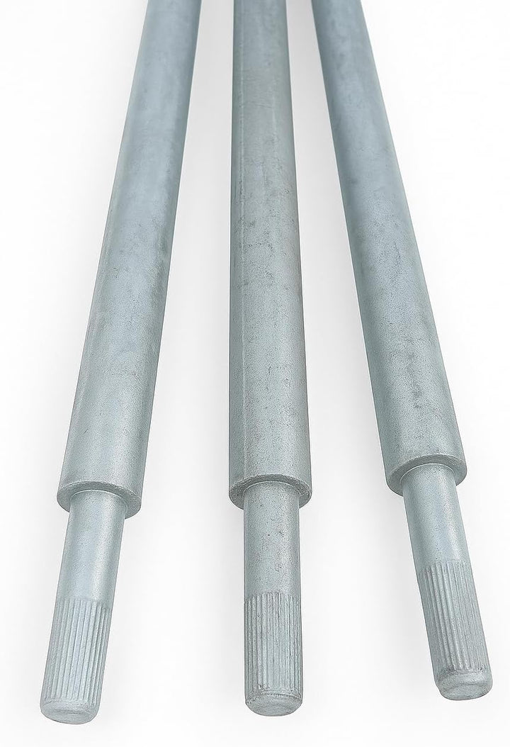 Tiefenerder Erder Erdung feuerverzinkt SET Ø16 2x1500mm nach DIN 50164-2 3m 3,0m 3000mm