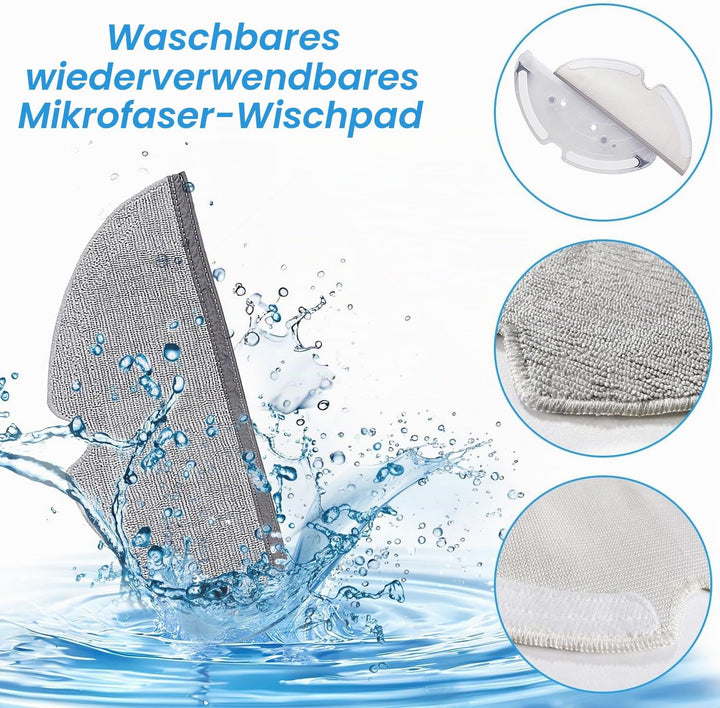 Zubehör Ersatzteile für Xiaomi Roborock S6 S60 S65 S5 Max S5 S50 S51 S55 Staubsauger, 2 Hauptbürste