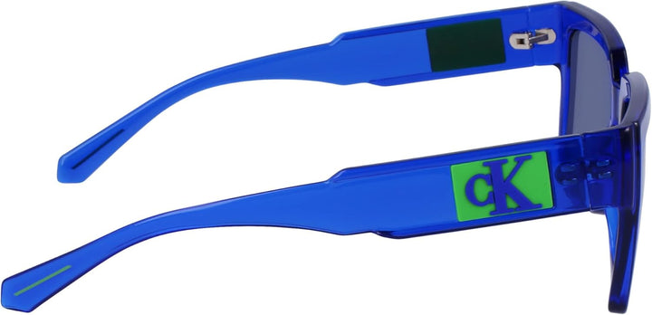 Calvin Klein Jeans Unisex Sonnenbrille Einheitsgrösse Blau, Einheitsgröße Blau