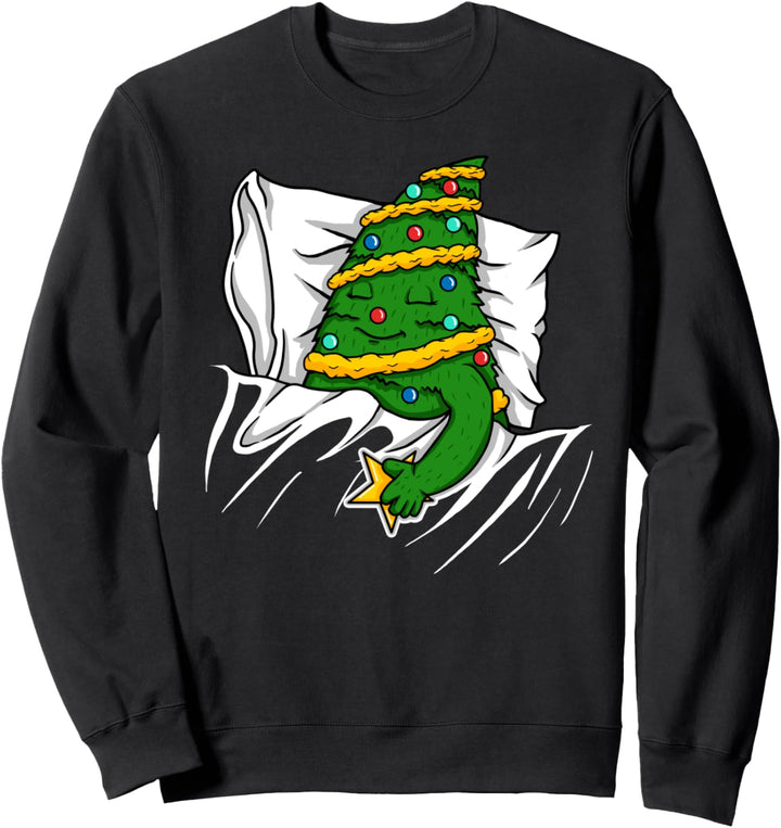 Weihnachten Schlafender Weihnachtsbaum für Weihnachten Sweatshirt