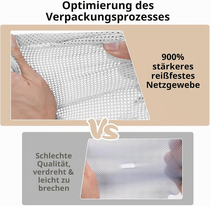 Kompressionspackwürfel für Koffer, 8 Stück erweiterbare Reisepackwürfel für Rucksack, ultraleichte R