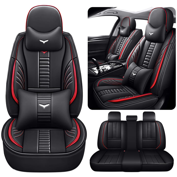 Pongchan Voll Set Auto Sitzbezüge, Autoschonbezug Universal passend für Volkswagen Fox 2000-2023 mit