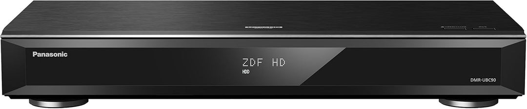 Panasonic DMR-UBC90EGK Ultra HD Blu-ray Recorder (2TB HDD, 4K Blu-ray Disc, UHD TV Kabelempfang, 3 x