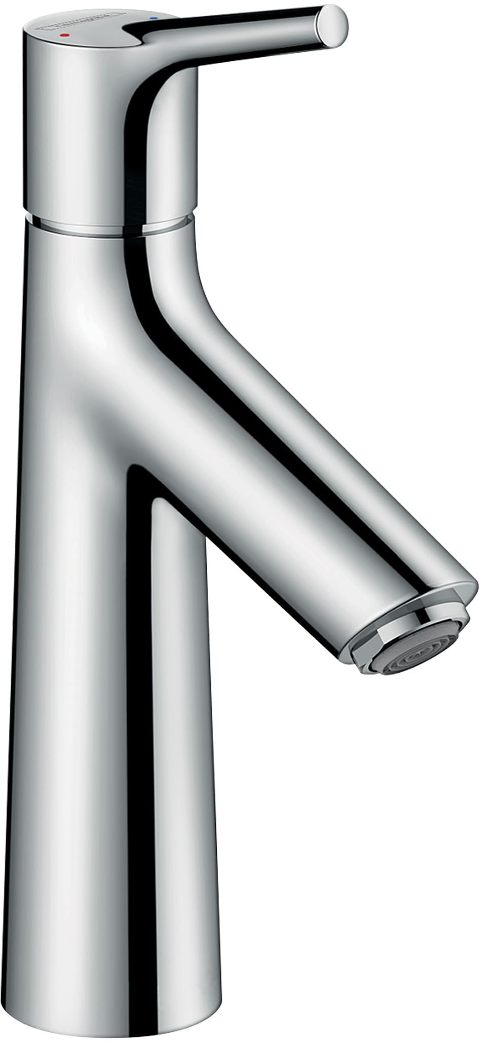 hansgrohe Wasserhahn Talis S (Armatur mit Auslauf Höhe 100mm, ohne Ablaufgarnitur) Chrom, Chrom