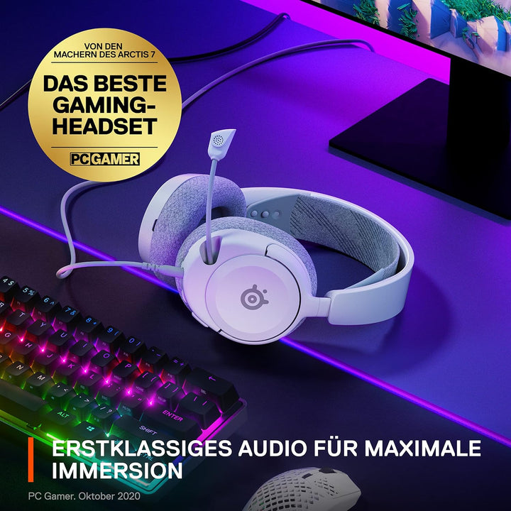 SteelSeries Arctis Nova 1 - Multi-System Gaming-Headset – Hi-Fi-Treiber – 360° Surround-Sound – AirW