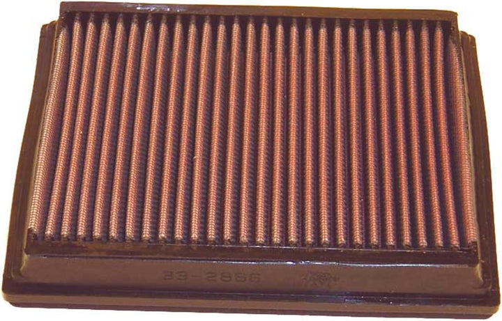 K&N 33-2866 Motorluftfilter: Hochleistung, Prämie, Abwaschbar, Ersatzfilter,Erhöhte Leistung, 2002-2