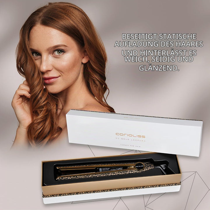 Corioliss C1 | Haarglätter für Frauen | Titanplatten und Curling für feines Haar | Professionelles E
