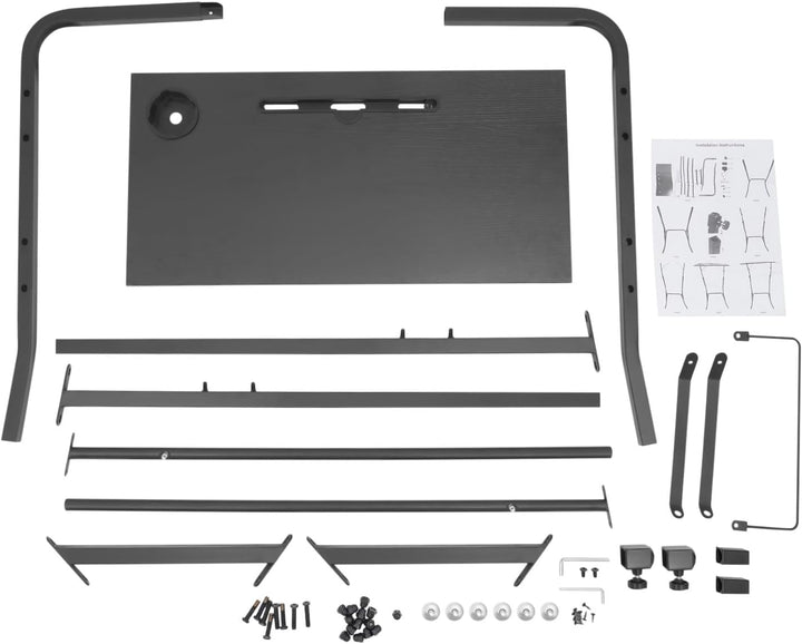 Fahrrad Schreibtisch Computerständer aus Stahlrohr, 64.5-143cm Verstellbare Höhe Walking pad Trainin