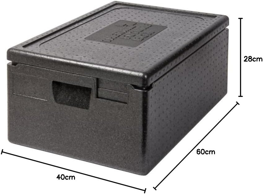 Thermo Future Box GN 1/1 Premium Thermobox Kühlbox, Transportbox Warmhaltebox und Isolierbox mit Dec