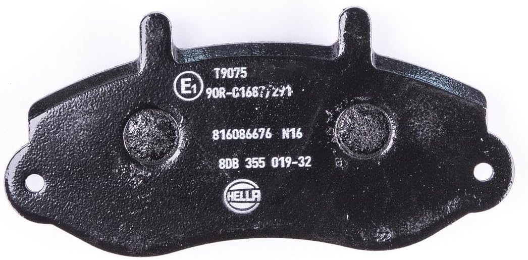 HELLA PAGID 8DB 355 019-321 Bremsbelagsatz - T9075 - Dicke/Stärke: 17.5mm - Bremssystem: Bosch - nic