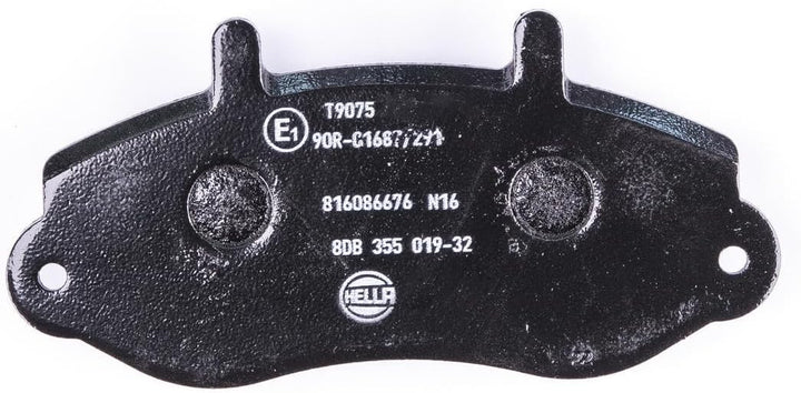 HELLA PAGID 8DB 355 019-321 Bremsbelagsatz - T9075 - Dicke/Stärke: 17.5mm - Bremssystem: Bosch - nic