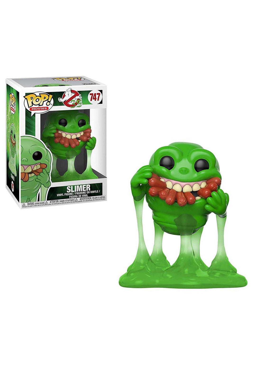 Funko Pop! Movies: Ghostbusters-Slimer with Hot Dogs - Vinyl-Sammelfigur - Geschenkidee - Offizielle