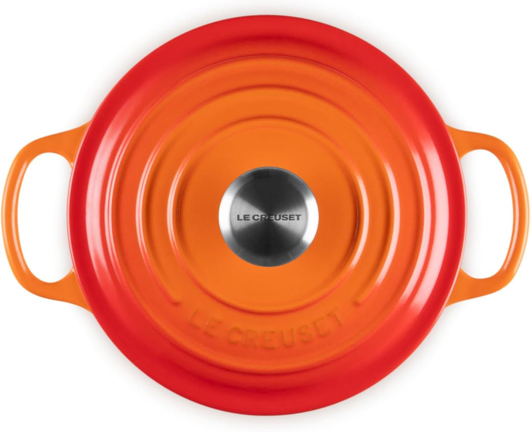 Le Creuset Signature Gusseisen-Bräter mit Deckel, Ø 18 cm, Rund, Für alle Herdarten und Induktion ge
