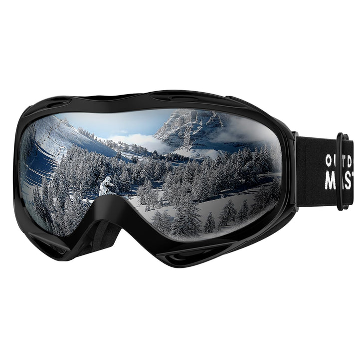 OutdoorMaster Unisex Skibrille OTG für Damen und Herren, Snowboard Brille Schneebrille 100% UV-Schut