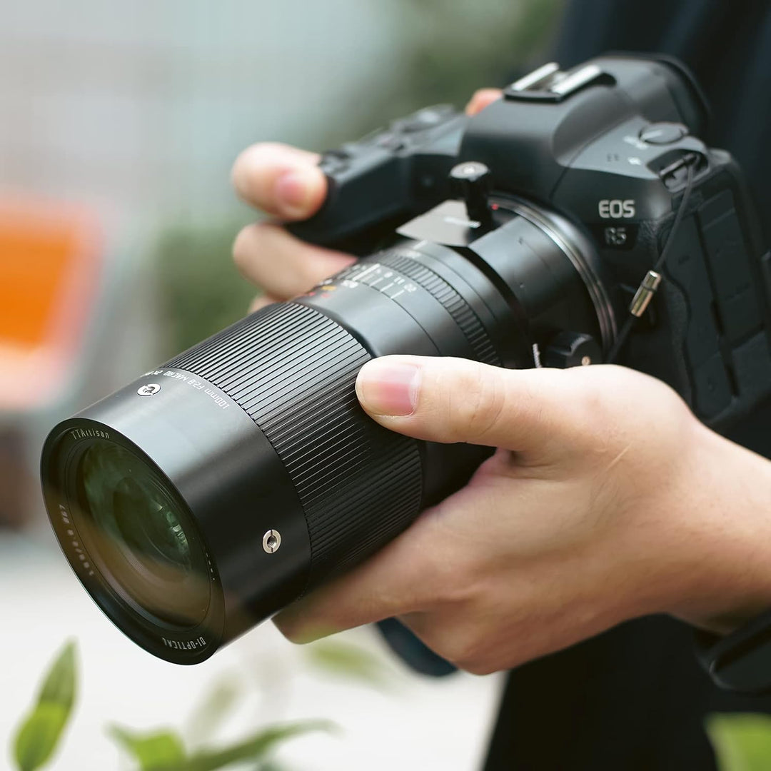 TTArtisan 100mm F2.8 Kameraobjektiv Vollformat Makro 2X Objektiv Tilt Shift Objektiv für Insekten Mi