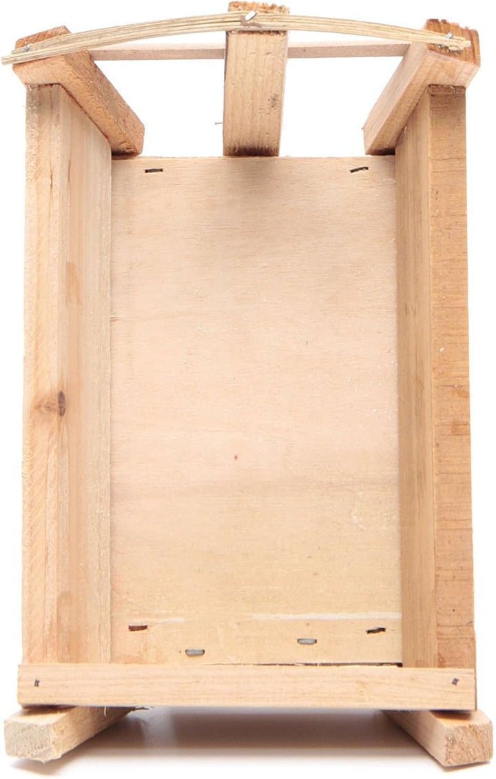 Fütterkrippe für Jesuskind 9x18x12cm aus Holz