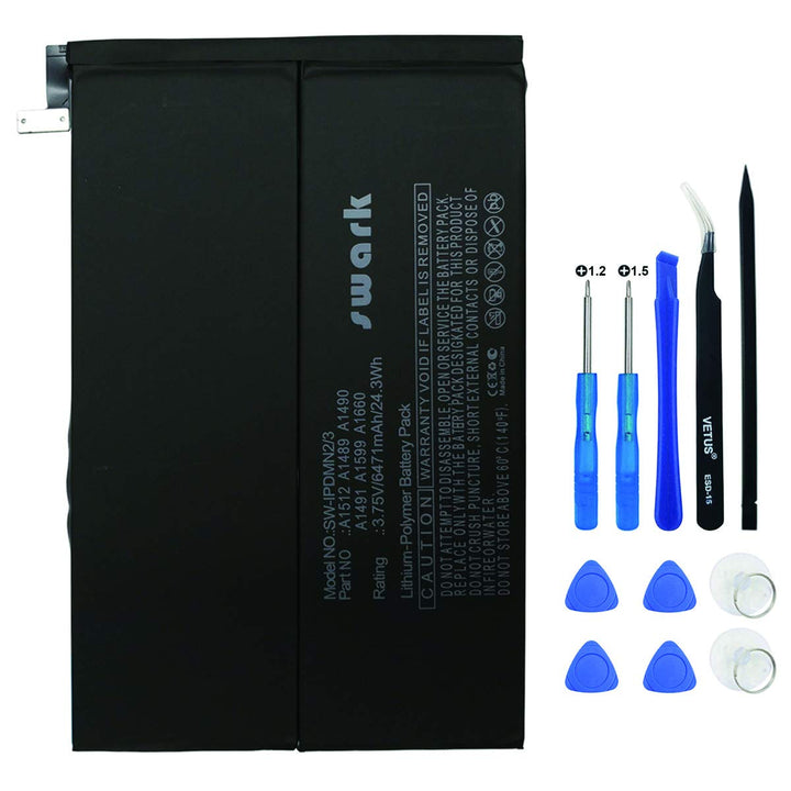 swark Akku Kompatibel mit [iPad] Mini 2 Mini 3 A1599 A1600 A1601 A1489 A1490 A1491 A1512 with Tools