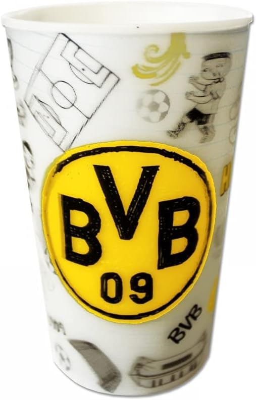 Dortmund Borussia Zahnpflege Set - Kritzel - (Zahnbürste + Zahnputzbecher) BVB 09