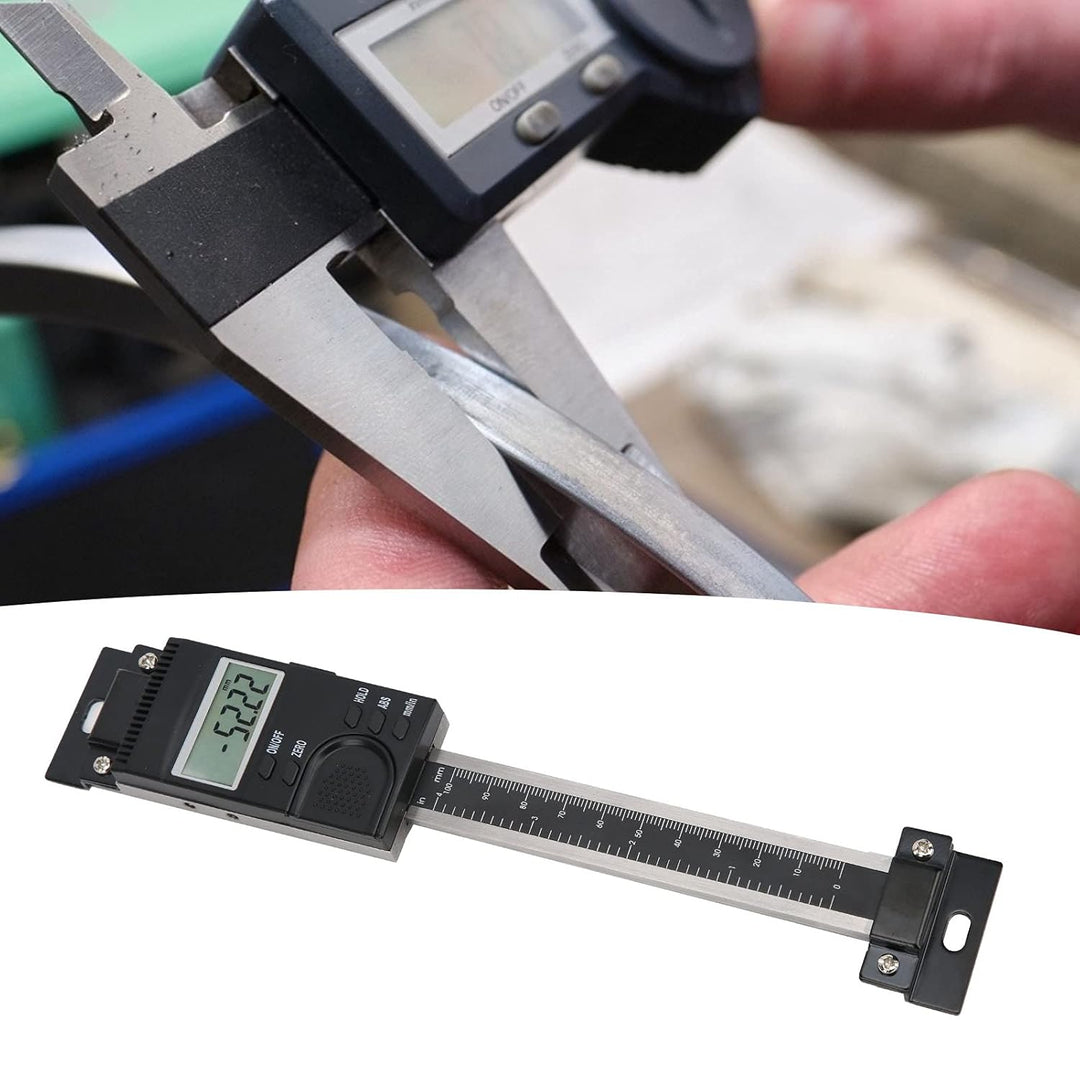 100 MM Vertikale LCD-Digitalanzeige Linearskala, Lineal aus Aluminiumlegierung mit Hoher Genauigkeit