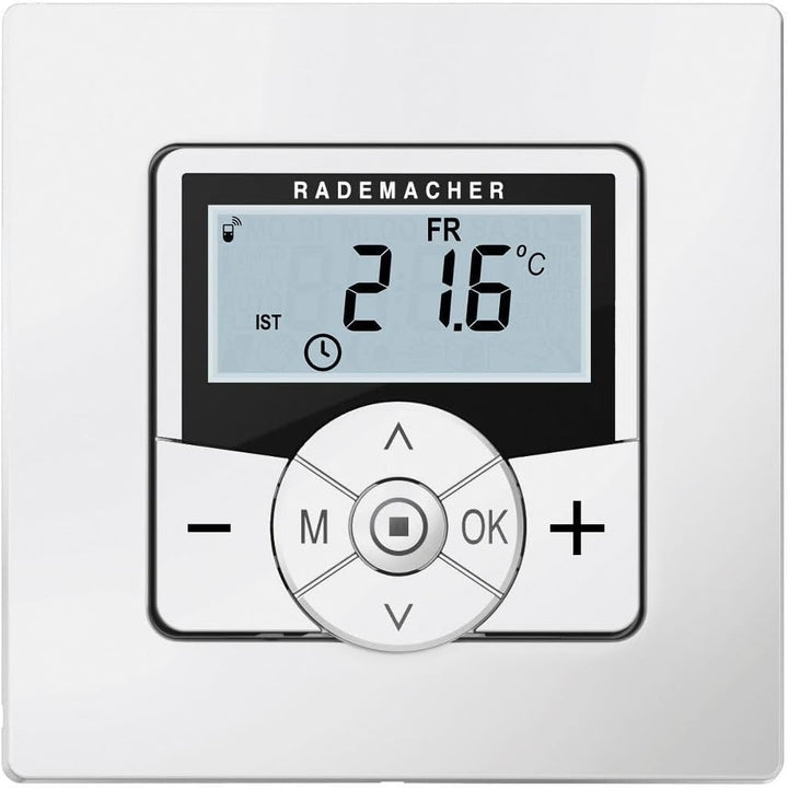 Rademacher DuoFern Raumthermostat (2. Generation) 9485-1, Funk-Thermostat, für Heizkörper und Fussbo