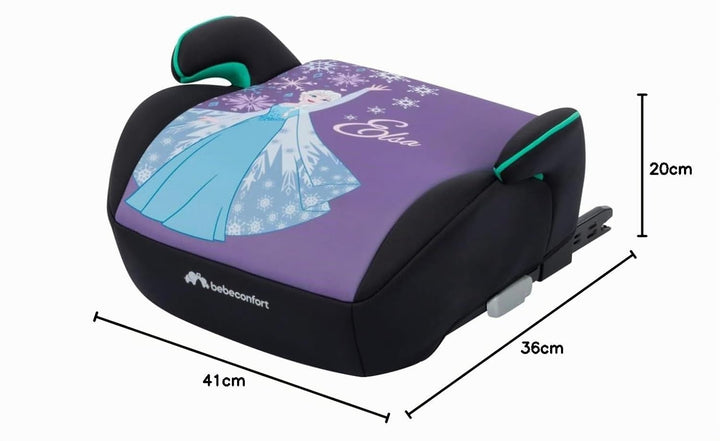 Bebeconfort Disney Gaia i-Fix Sitzerhöhung ISOFIX, Frozen Booster Seat für 6-12 Jahre Jungen und Mäd