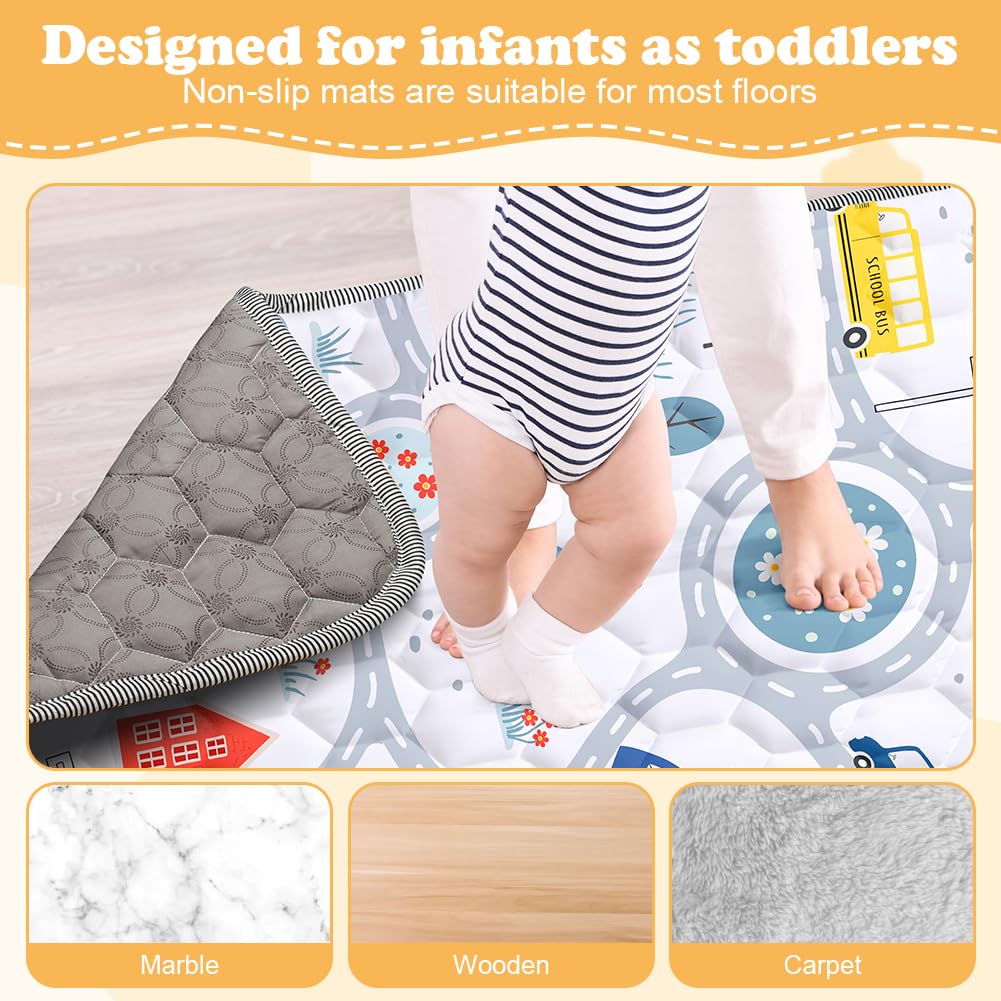 Aolso Baby Spielmatte, Baby Krabbelmatte, Faltbare Spielmatte, Krabbeldecke, Kleinkind Aktivität-Spi