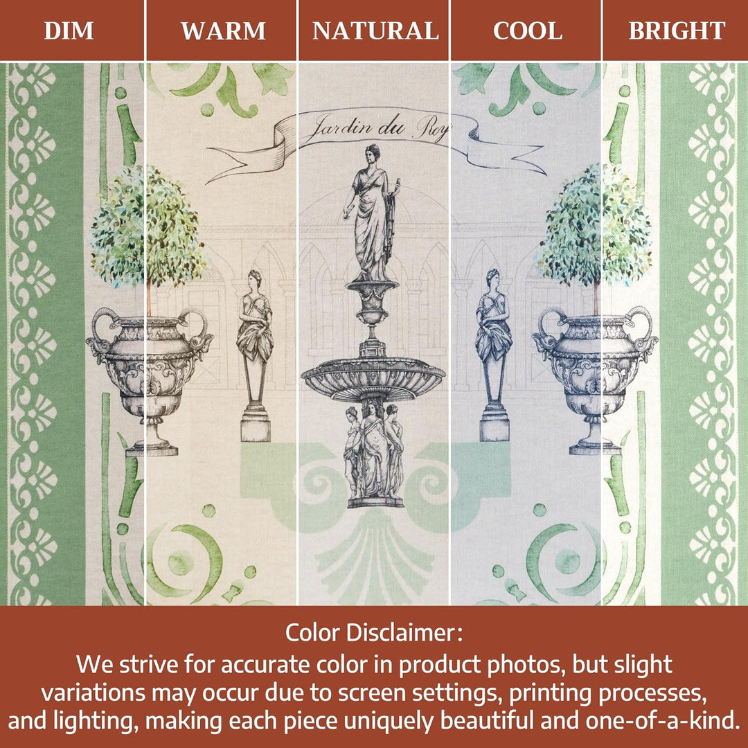 Maison d' Hermine Jardin Du Roy 100% Baumwolle Set von 2 Multi-Purpose Küchenhandtuch | Bar Handtüch