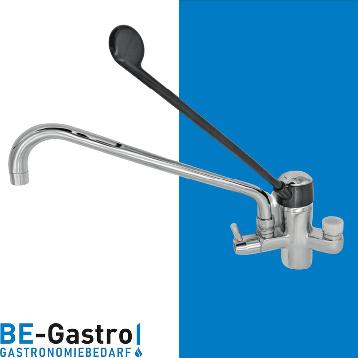 BE-GASTRO® I Profi Gastro Geschirrbrause „Premium“ inkl. Wasserhahn, Mischbatterie & ergonomischem L