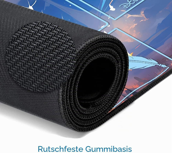 Lorcana Playmats Kompatibel TCG 61 x 35,6 cm Gaming-Matte, rutschfester Gummi mit Zonen, Spielmatte