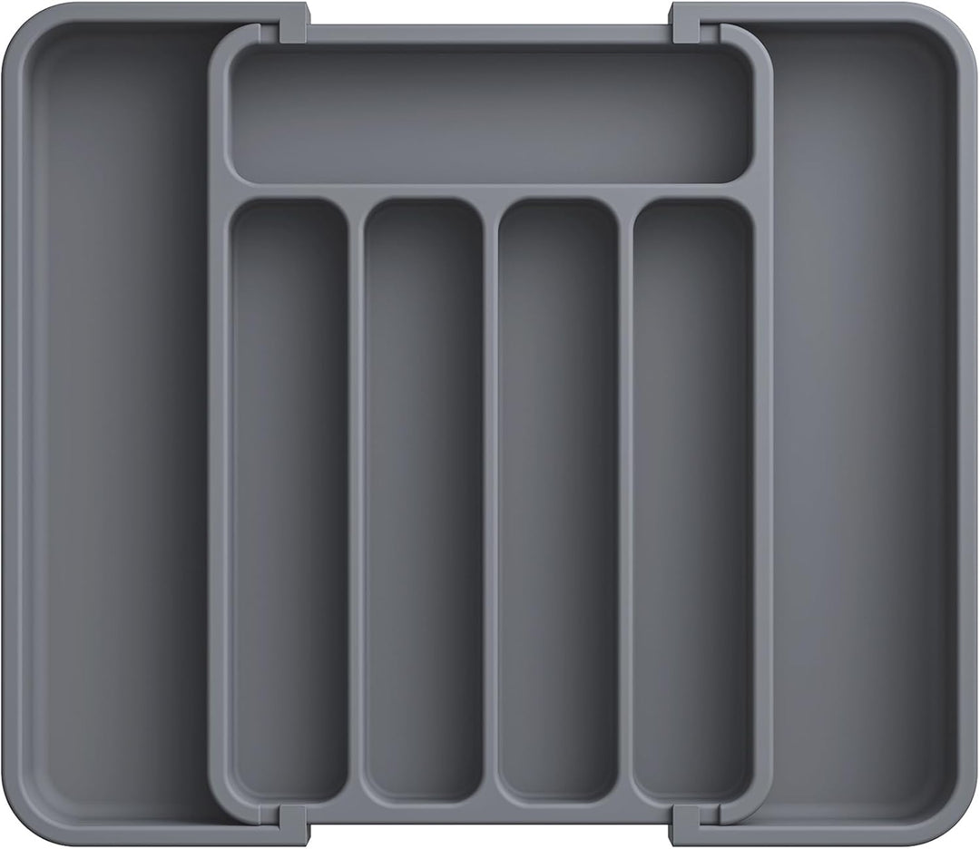 AUJEN Besteckkasten für Schubladen -Abnehmbar Besteckeinsatz für Schubladen, Praktischer Schubladene