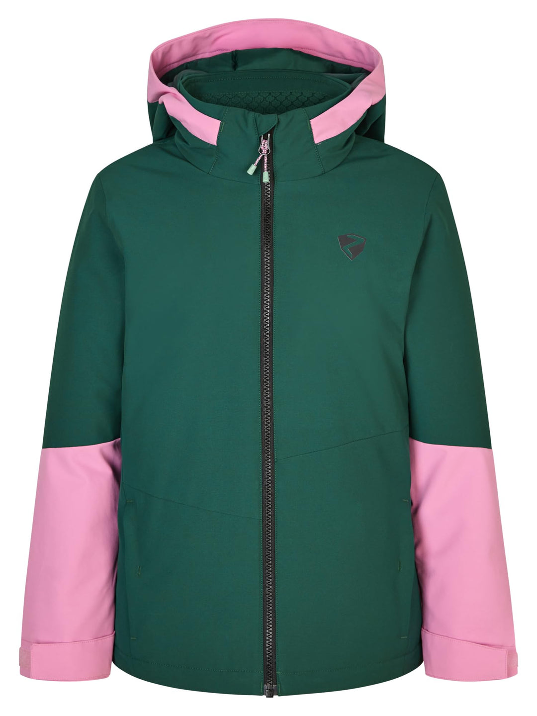 Ziener Unisex Kinder Avak Ski-Jacke, Winterjacke | wasserdicht, winddicht, warm (1er Pack) 104 deep