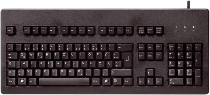 CHERRY G80-3000, Deutsches Layout, QWERTZ Tastatur, kabelgebundene Tastatur, mechanische Tastatur, C