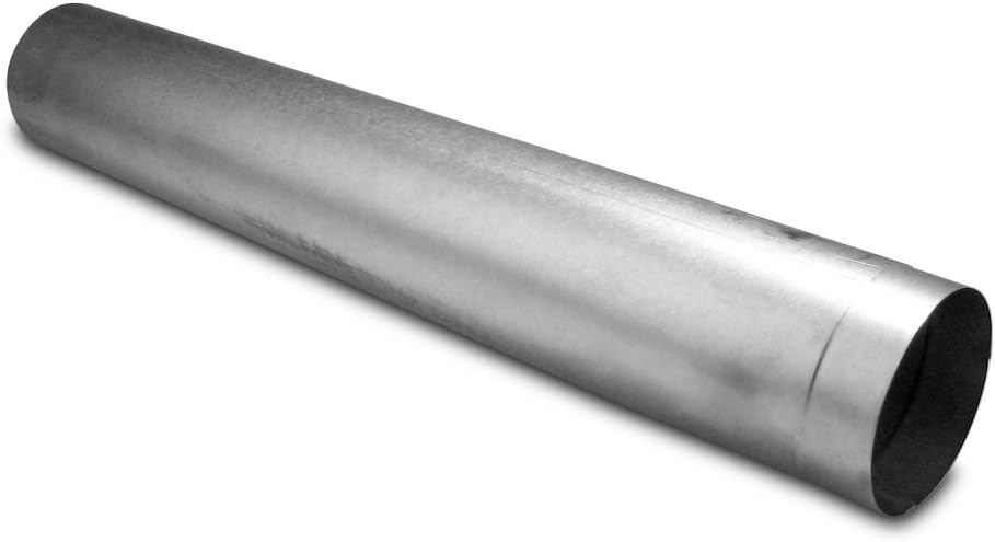 TROTEC Abgasrohr, Kamin, Schornstein, Ofenrohr starr Ø 120 mm, feueraluminiert