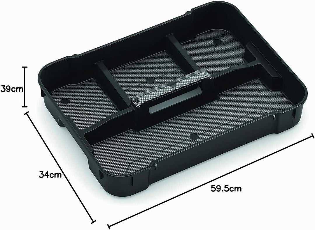 Kis Aufbewahrungsbox Scuba Box 43 Liter in schwarz-blau, Plastik, 59.5x39x34 cm