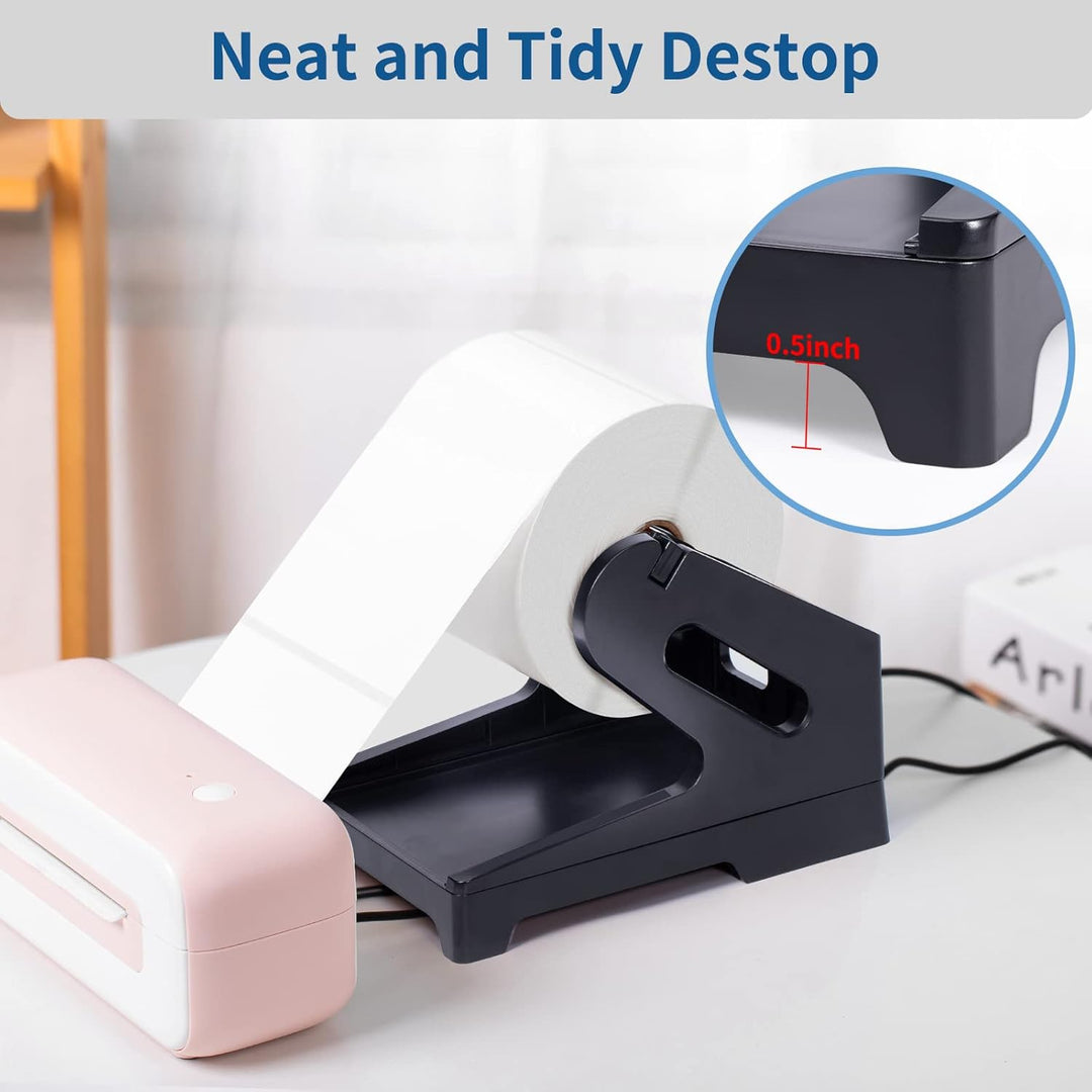 Phomemo Thermo-Etikettenhalter 2-in-1 für Rollen und Endlosetiketten, Kompatibel mit MUNBYN, Phomemo