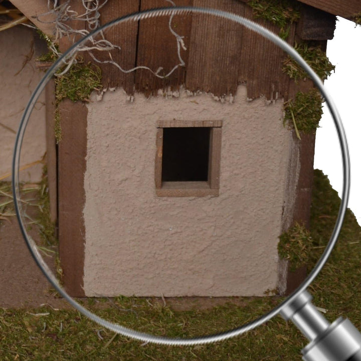 Alfred Kolbe Krippen Weihnachtskrippe, Braun, 59x30x29cm